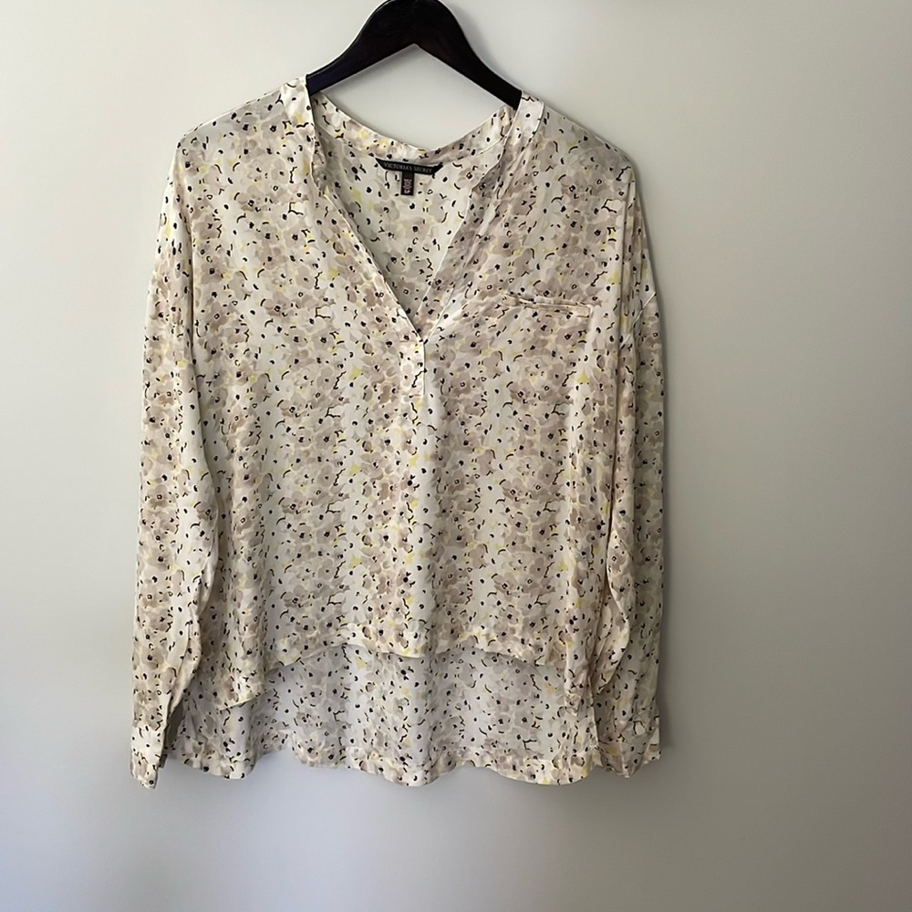 Victoria’s Secret 100% Silk Floral Blouse